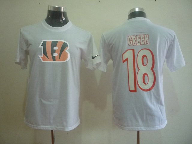 Cincinnati Bengals 18 A.j. Green Name & Number T-Shirt Cincinnati Bengals 18 A.j. Green Name & Number T-Shirt