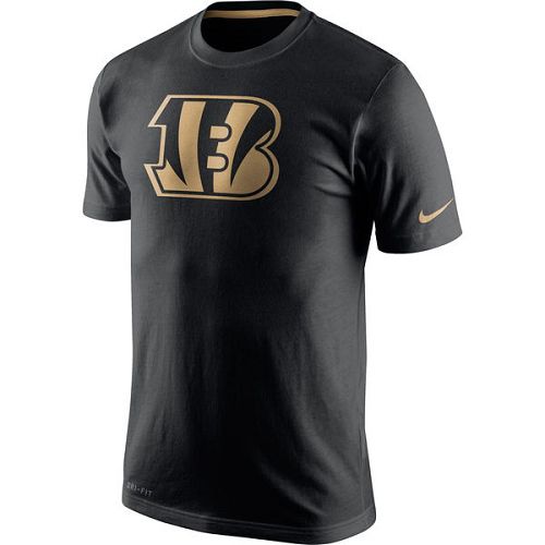 Cincinnati Bengals Championship Drive Gold Collection Performance T-Shirt Black