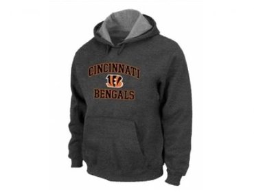 Cincinnati Bengals Heart & Soul Pullover Hoodie D.Grey