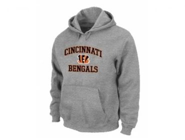 Cincinnati Bengals Heart & Soul Pullover Hoodie Grey