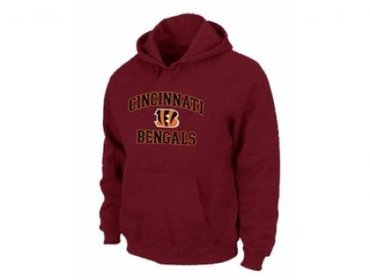 Cincinnati Bengals Heart & Soul Pullover Hoodie Red