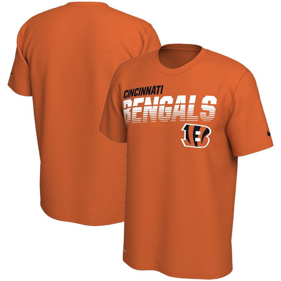 Cincinnati Bengals Nike Sideline Line Of Scrimmage Legend Performance T-Shirt Orange Cincinnati Bengals Nike Sideline Line Of Scrimmage Legend Performance T-Shirt Orange