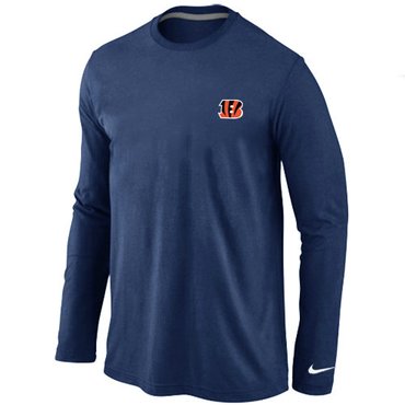 Cincinnati Bengals Sideline Legend Authentic Long Sleeve T-Shirt D.Blue