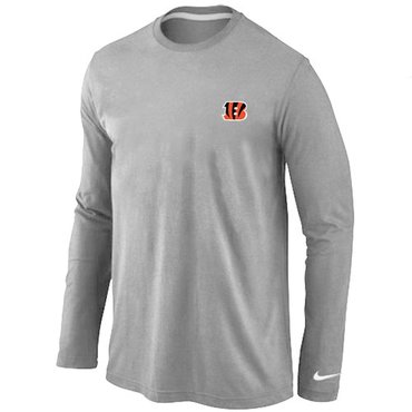 Cincinnati Bengals Sideline Legend Authentic Long Sleeve T-Shirt Grey