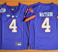 Clemson Tigers #4 Deshaun Watson Purple 2016 National Championship Stitched Youth NCAA Jersey Clemson Tigers #4 Deshaun Watson Purple 2016 National Championship Stitched Youth NCAA Jersey