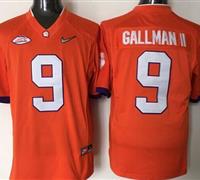 Clemson Tigers #9 Wayne Gallman II Orange 2016 National Championship Stitched NCAA Jersey Clemson Tigers #9 Wayne Gallman II Orange 2016 National Championship Stitched NCAA Jersey