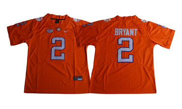 Clemson Tigers 2 Kelly Bryant Orange College Football Jersey Clemson Tigers 2 Kelly Bryant Orange College Football Jersey