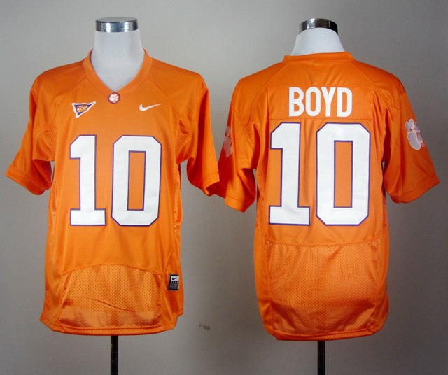 Clemson Tigers Tajh Boyd 10 Orange Pro Combat College Football Jersey Clemson Tigers Tajh Boyd 10 Orange Pro Combat College Football Jersey