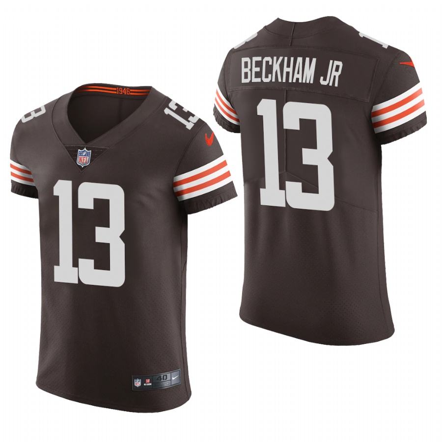 Cleveland Browns #13 Odell Beckham Jr. Nike Men's Brwon Team Color Men's Stitched NFL 2020 Vapor Untouchable Elite Jersey Cleveland Browns #13 Odell Beckham Jr. Nike Men's Brwon Team Color Men's Stitched NFL 2020 Vapor Untouchable Elite Jersey