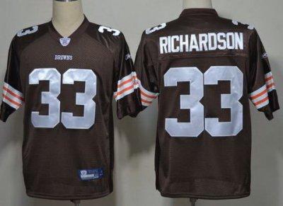 Cleveland Browns 33# Trent Richardson Brown NFL Jerseys