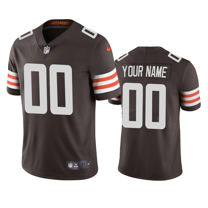 Cleveland Browns Custom Men's Nike Brown 2020 Vapor Limited Jersey Cleveland Browns Custom Men's Nike Brown 2020 Vapor Limited Jersey