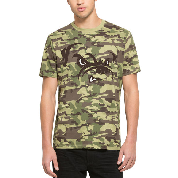 Cleveland Browns Fresh Team Logo Camo Men's Short Sleeve T-Shirt Cleveland Browns Fresh Team Logo Camo Men's Short Sleeve T-Shirt