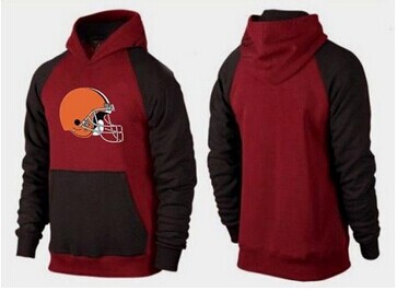Cleveland Browns Logo Pullover Hoodie Red & Black Cleveland Browns Logo Pullover Hoodie Red & Black