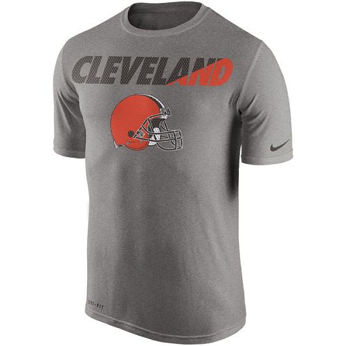 Cleveland Browns Nike Gray Legend Staff Practice Performance T-Shirt Cleveland Browns Nike Gray Legend Staff Practice Performance T-Shirt