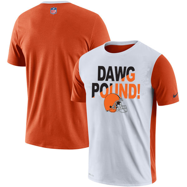 Cleveland Browns Nike Performance T-Shirt White Cleveland Browns Nike Performance T-Shirt White