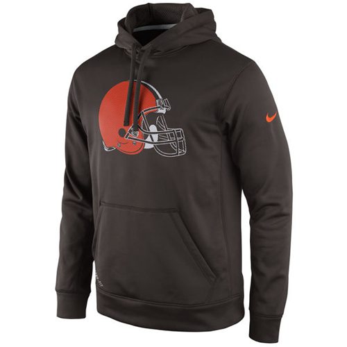 Cleveland Browns Nike Practice Performance Pullover Hoodie Brown Cleveland Browns Nike Practice Performance Pullover Hoodie Brown