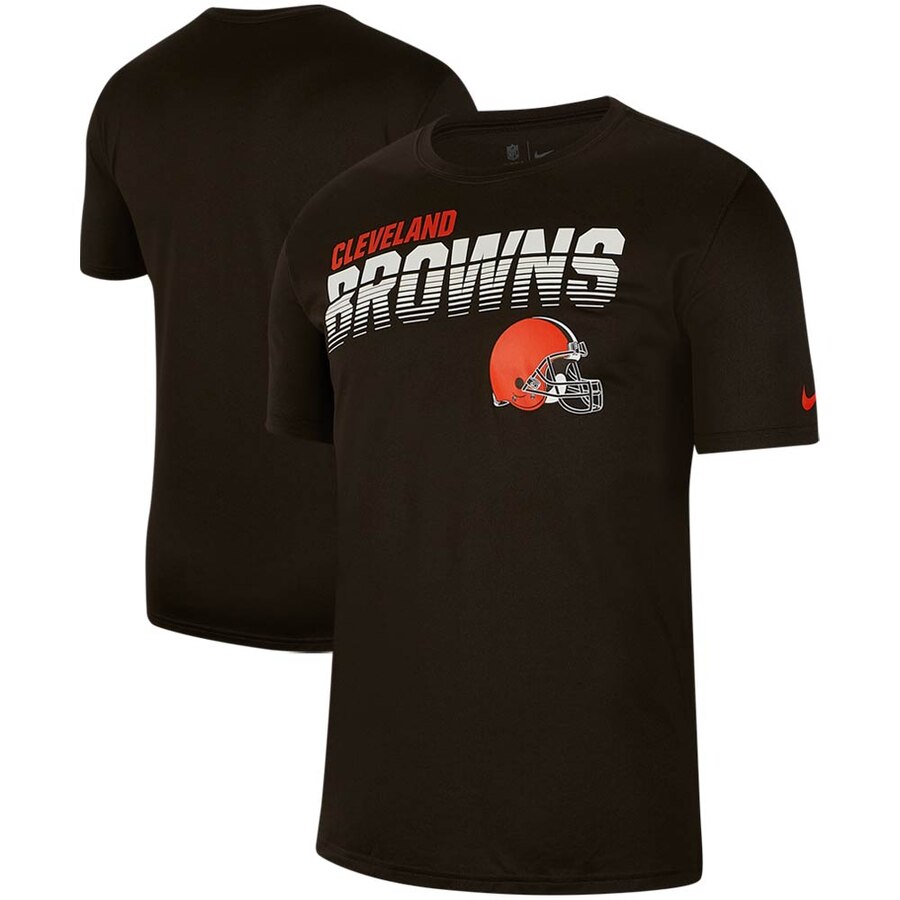 Cleveland Browns Nike Sideline Line Of Scrimmage Legend Performance T-Shirt Brown Cleveland Browns Nike Sideline Line Of Scrimmage Legend Performance T-Shirt Brown