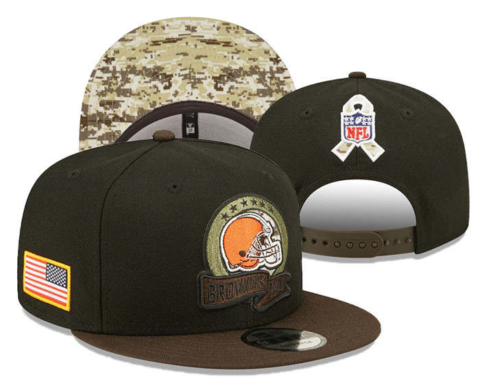 Cleveland Browns Salute To Service Stitched Snapback Hats 079