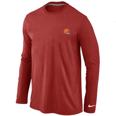 Cleveland Browns Sideline Legend Authentic Long Sleeve T-Shirt RED Cleveland Browns Sideline Legend Authentic Long Sleeve T-Shirt RED