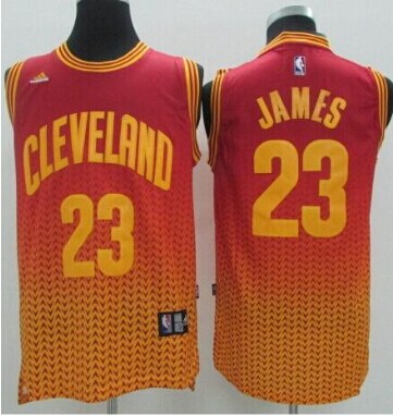 Cleveland Cavaliers #23 LeBron James Red Resonate Fashion Stitched NBA Jersey