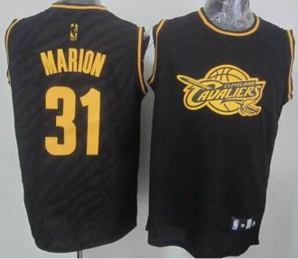 Cleveland Cavaliers #31 Shawn Marion Black Precious Metals Fashion Stitched NBA Jersey