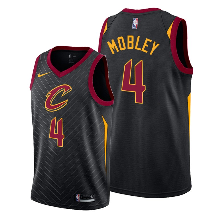 Cleveland Cavaliers #4 Evan Mobley Black Jersey Cleveland Cavaliers #4 Evan Mobley Black Jersey