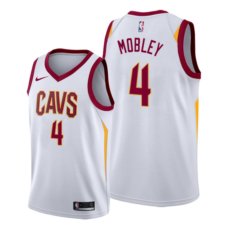 Cleveland Cavaliers #4 Evan Mobley White Jersey Cleveland Cavaliers #4 Evan Mobley White Jersey