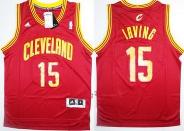 Cleveland Cavaliers 15 Kyrie Irving Red Revolution 30 Swingman NBA Jerseys
