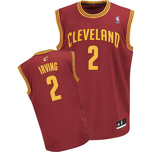 Cleveland Cavaliers 2 Kyrie Irving red jerseys