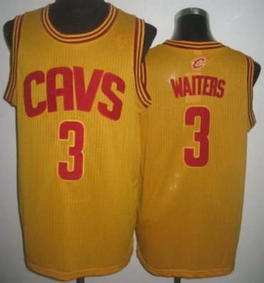 Cleveland Cavaliers 3 Dion Waiters Yellow Revolution 30 NBA Basketball Jerseys