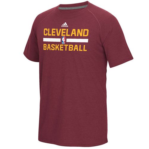 Cleveland Cavaliers Adidas On-Court Climalite Ultimate T-Shirt Burgundy