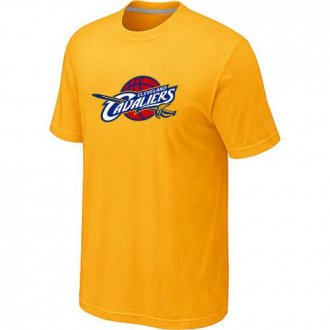Cleveland Cavaliers Big & Tall Primary Logo Yellow T-Shirt Cleveland Cavaliers Big & Tall Primary Logo Yellow T-Shirt