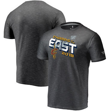 Cleveland Cavaliers Fanatics Branded 2018 Eastern Conference Champions Locker Room T-Shirt Heather Charcoal Cleveland Cavaliers Fanatics Branded 2018 Eastern Conference Champions Locker Room T-Shirt Heather Charcoal