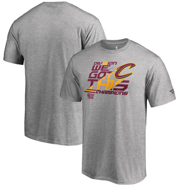 Cleveland Cavaliers Fanatics Branded 2018 NBA Central Division Champions Locker Room T-Shirt Heather Gray Cleveland Cavaliers Fanatics Branded 2018 NBA Central Division Champions Locker Room T-Shirt Heather Gray