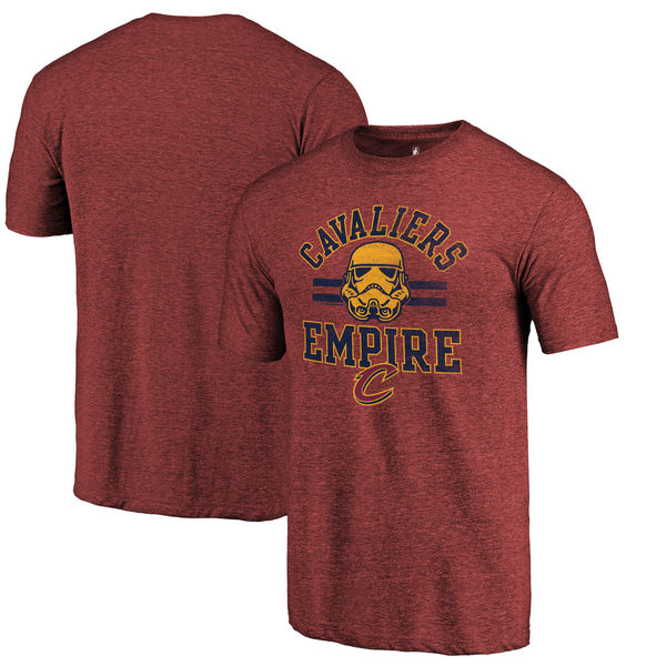 Cleveland Cavaliers Fanatics Branded Cardinal Star Wars Empire Tri-Blend T-Shirt Cleveland Cavaliers Fanatics Branded Cardinal Star Wars Empire Tri-Blend T-Shirt