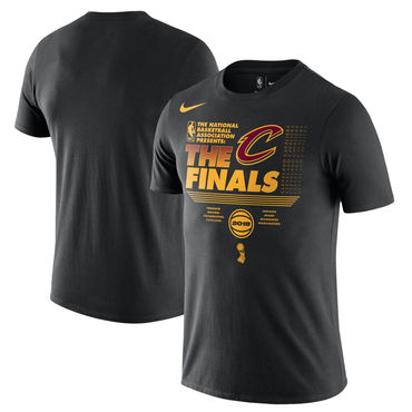 Cleveland Cavaliers Nike 2018 NBA Finals Bound Trophy Cotton Performance T-Shirt Black Cleveland Cavaliers Nike 2018 NBA Finals Bound Trophy Cotton Performance T-Shirt Black