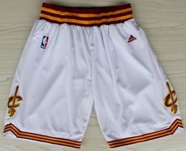 Cleveland Cavaliers White Revolution 30 Swingman NBA Shorts
