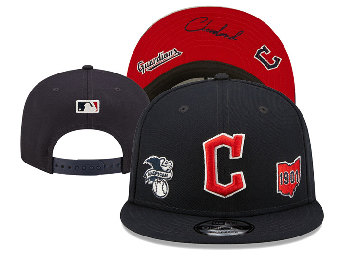 Cleveland Guardians Stitched Snapback Hats 0015 Cleveland Guardians Stitched Snapback Hats 0015