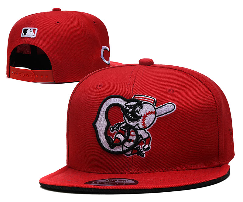 Cleveland Indians Red Snapback Hat --YD