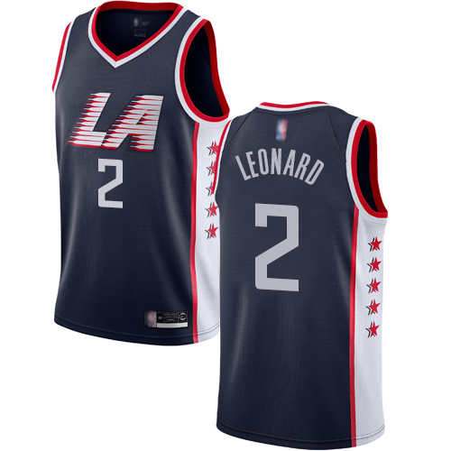 Clippers #2 Kawhi Leonard Navy Basketball Swingman City Edition 2018 19 Jersey Clippers #2 Kawhi Leonard Navy Basketball Swingman City Edition 2018 19 Jersey