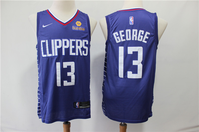 Clippers 13 Paul George Blue Nike Swingman Jersey Clippers 13 Paul George Blue Nike Swingman Jersey