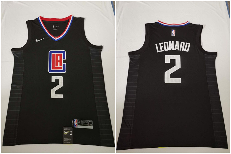 Clippers 2 Kawhi Leonard Black Nike Swingman Jersey Clippers 2 Kawhi Leonard Black Nike Swingman Jersey