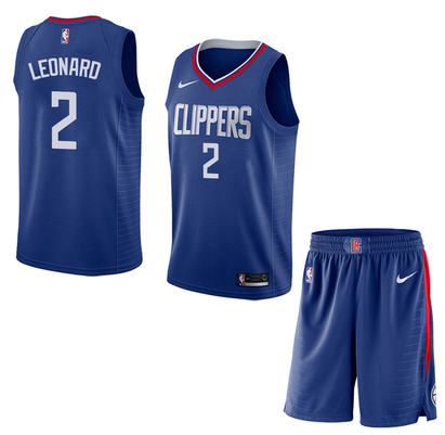 Clippers 2 Kawhi Leonard Blue City Edition Nike Swingman Jersey(With Shorts) Clippers 2 Kawhi Leonard Blue City Edition Nike Swingman Jersey(With Shorts)