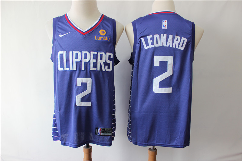 Clippers 2 Kawhi Leonard Blue Nike Swingman Jersey Clippers 2 Kawhi Leonard Blue Nike Swingman Jersey