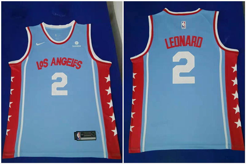 Clippers 2 Kawhi Leonard Light Blue Nike Swingman Jersey Clippers 2 Kawhi Leonard Light Blue Nike Swingman Jersey