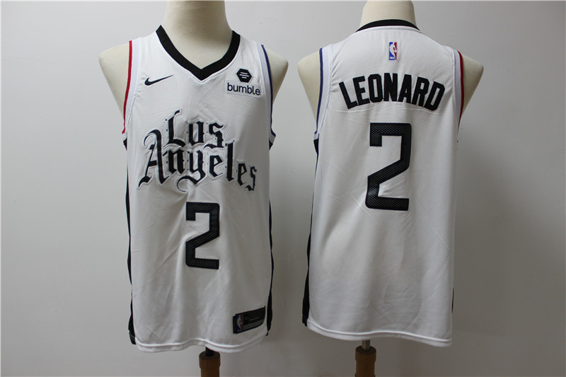 Clippers 2 Kawhi Leonard White City Edition Nike Swingman Jersey Clippers 2 Kawhi Leonard White City Edition Nike Swingman Jersey