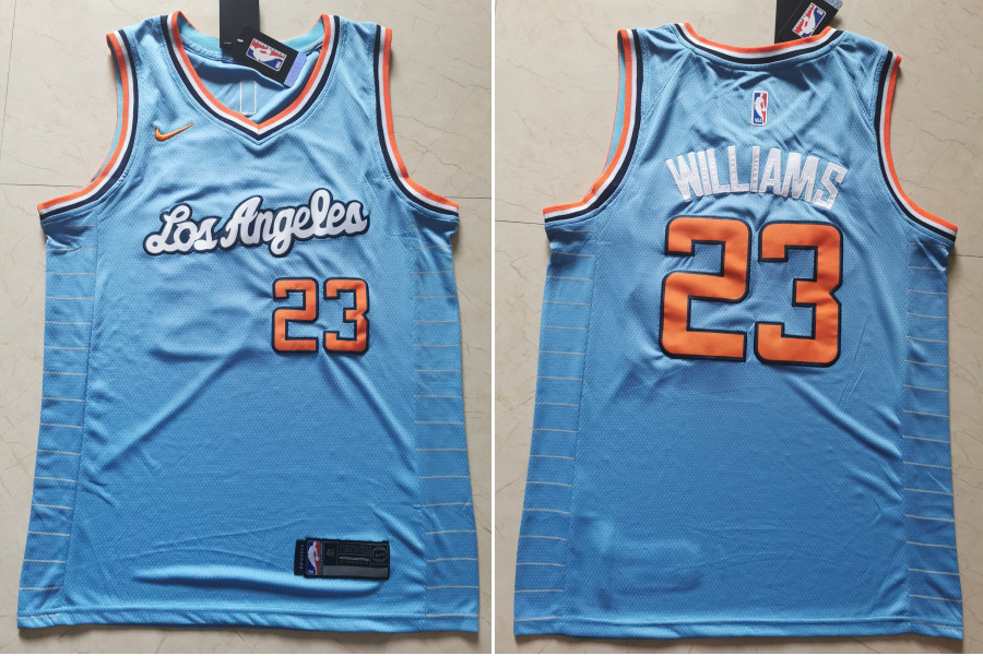 Clippers 23 Lou Williams Light Blue Nike Swingman Jersey Clippers 23 Lou Williams Light Blue Nike Swingman Jersey