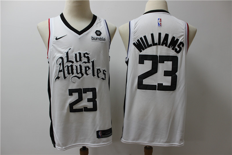 Clippers 23 Lou Williams White City Edition Nike Swingman Jersey Clippers 23 Lou Williams White City Edition Nike Swingman Jersey