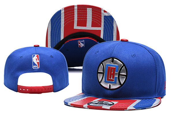 Clippers Blue Snapback Hat 1 --YD