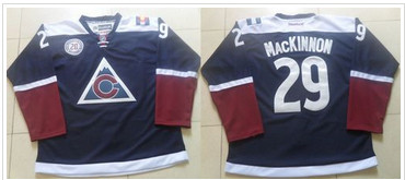 Colorado Avalanche #29 Nathan MacKinnon Navy Blue Alternate Stitched NHL Jersey